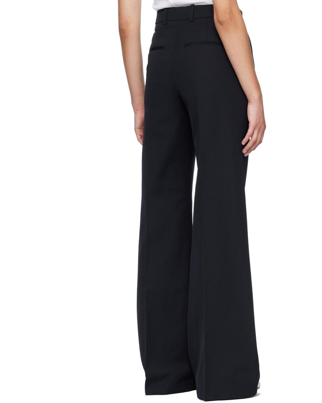 A.P.C. Blue Straight-Leg Tailored Pants