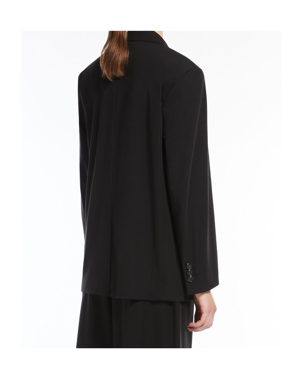 Weekend by Maxmara Black Ebano Single-Breasted Tailored Blazer