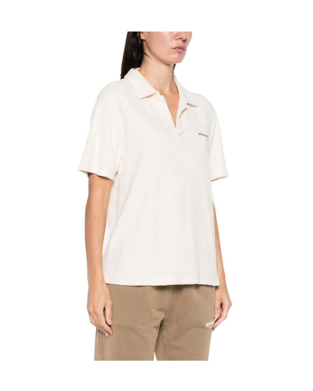 Sporty & Rich White Eden Script T-Shirt