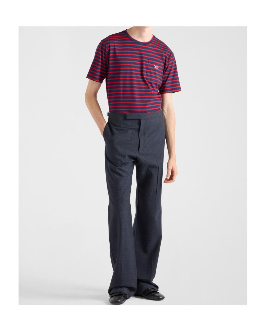 Prada Red Cotton T-Shirt for men