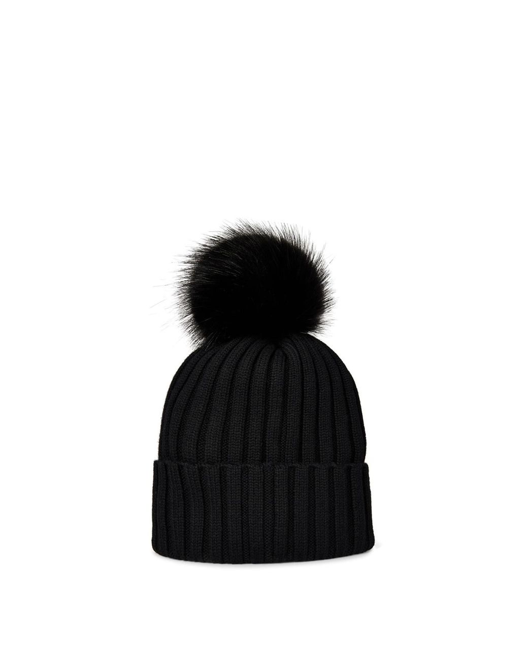 Moncler Black Pom Pom Hat