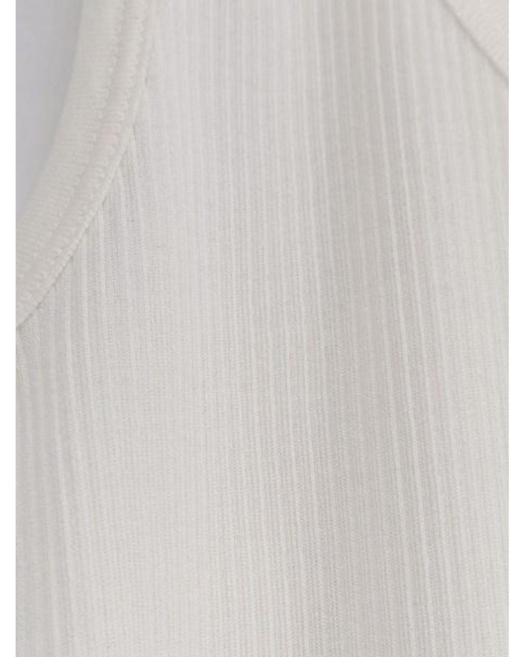 The Row White Sleeveless Vest