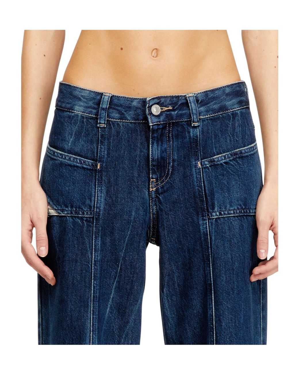DIESEL Blue D-Akii Flare Jeans