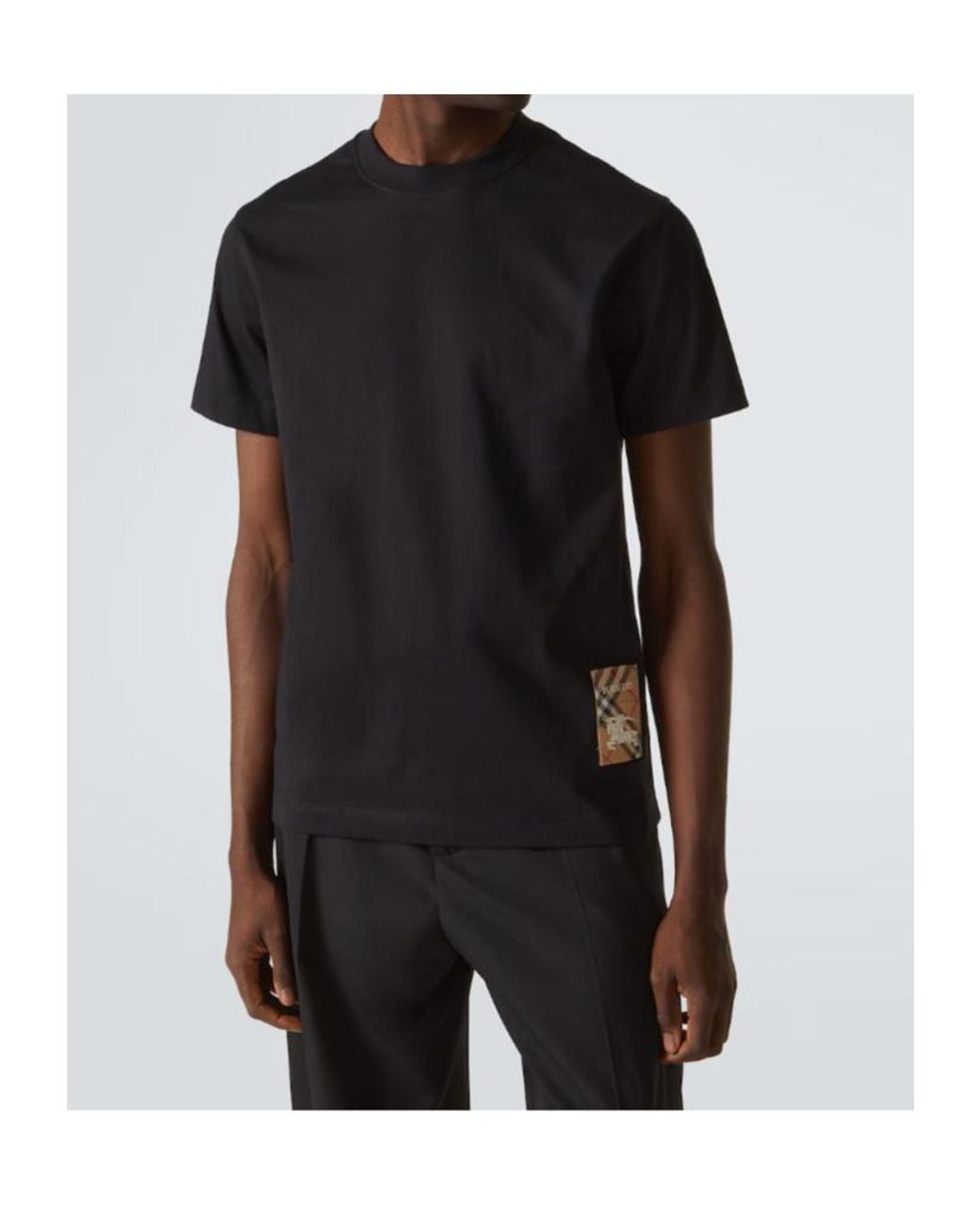 Burberry Black Short-Sleeved T-Shirt for men