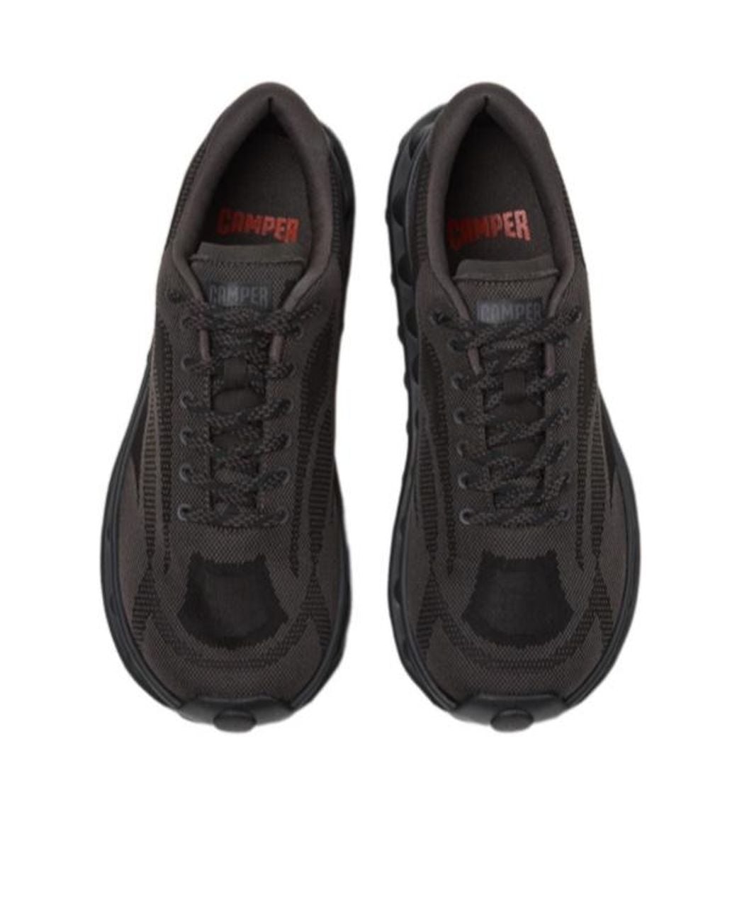 Camper Black Pelotissima Lace-Up Sneakers for men