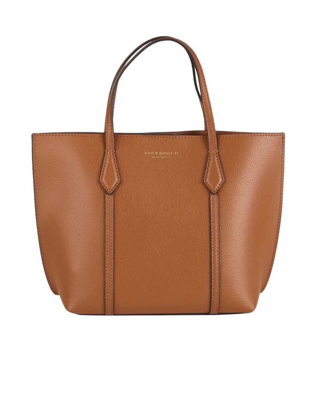 Tory Burch Brown Minimalist Medium Leather Tote Bag