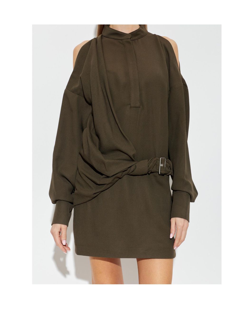 IRO Green Long-Sleeved Dress