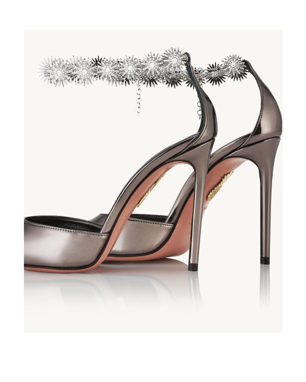 Aquazzura White Comet Pointed-Toe Pumps