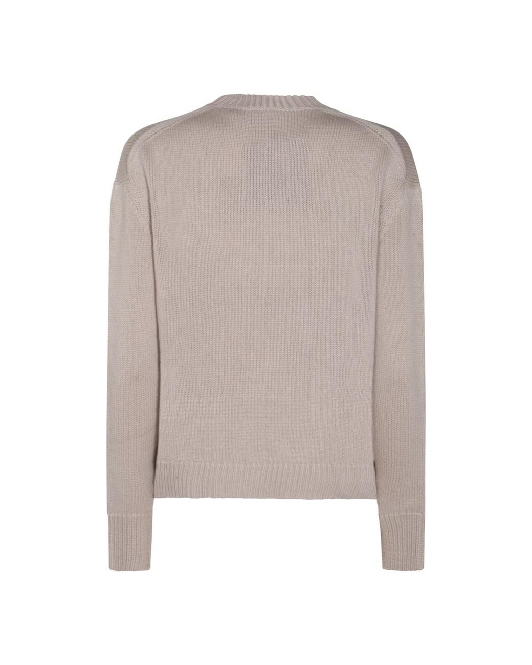 Max Mara Brown 'S Irlanda Crewneck Long-Sleeved Jumper