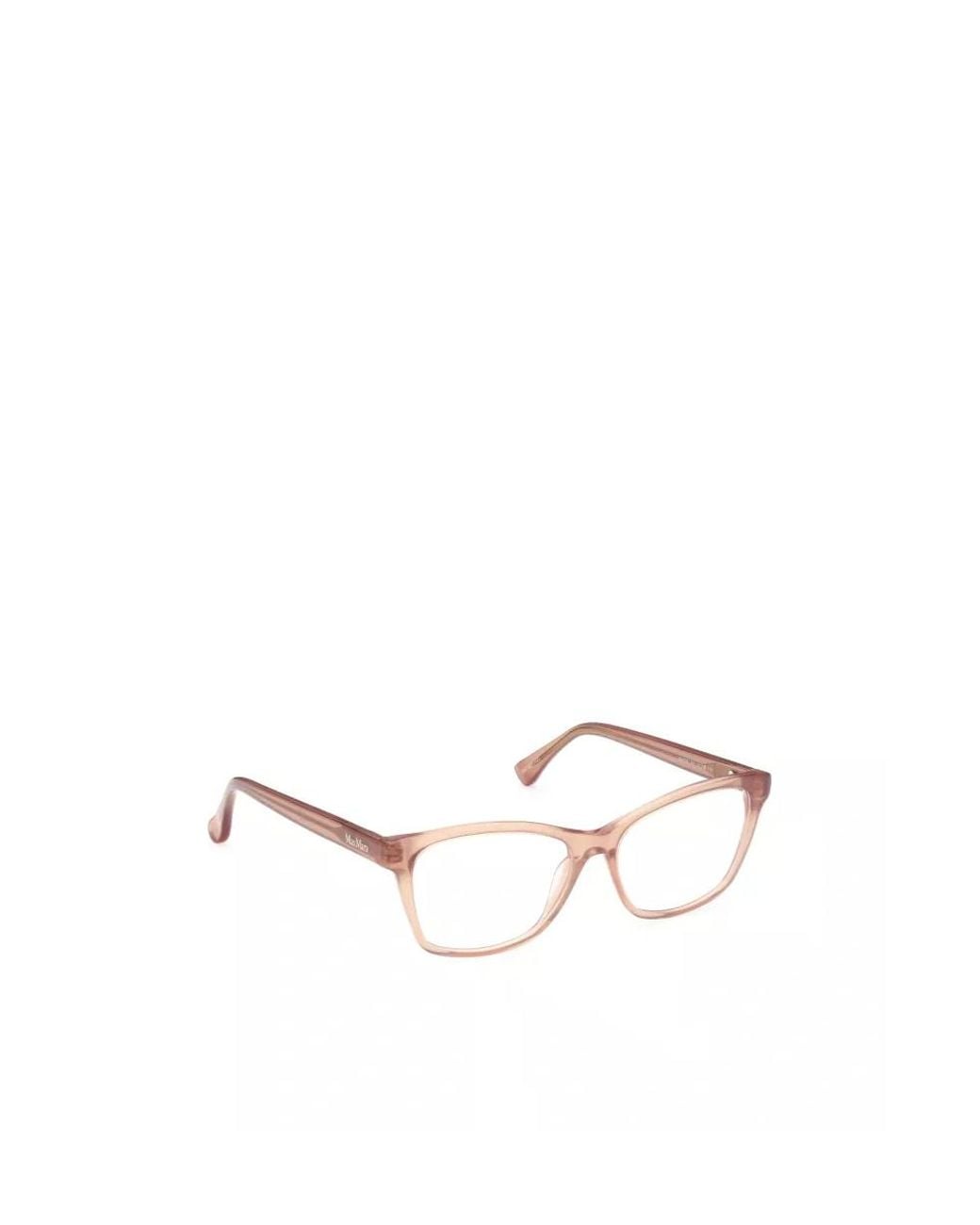Max Mara Natural Square Frame Glasses