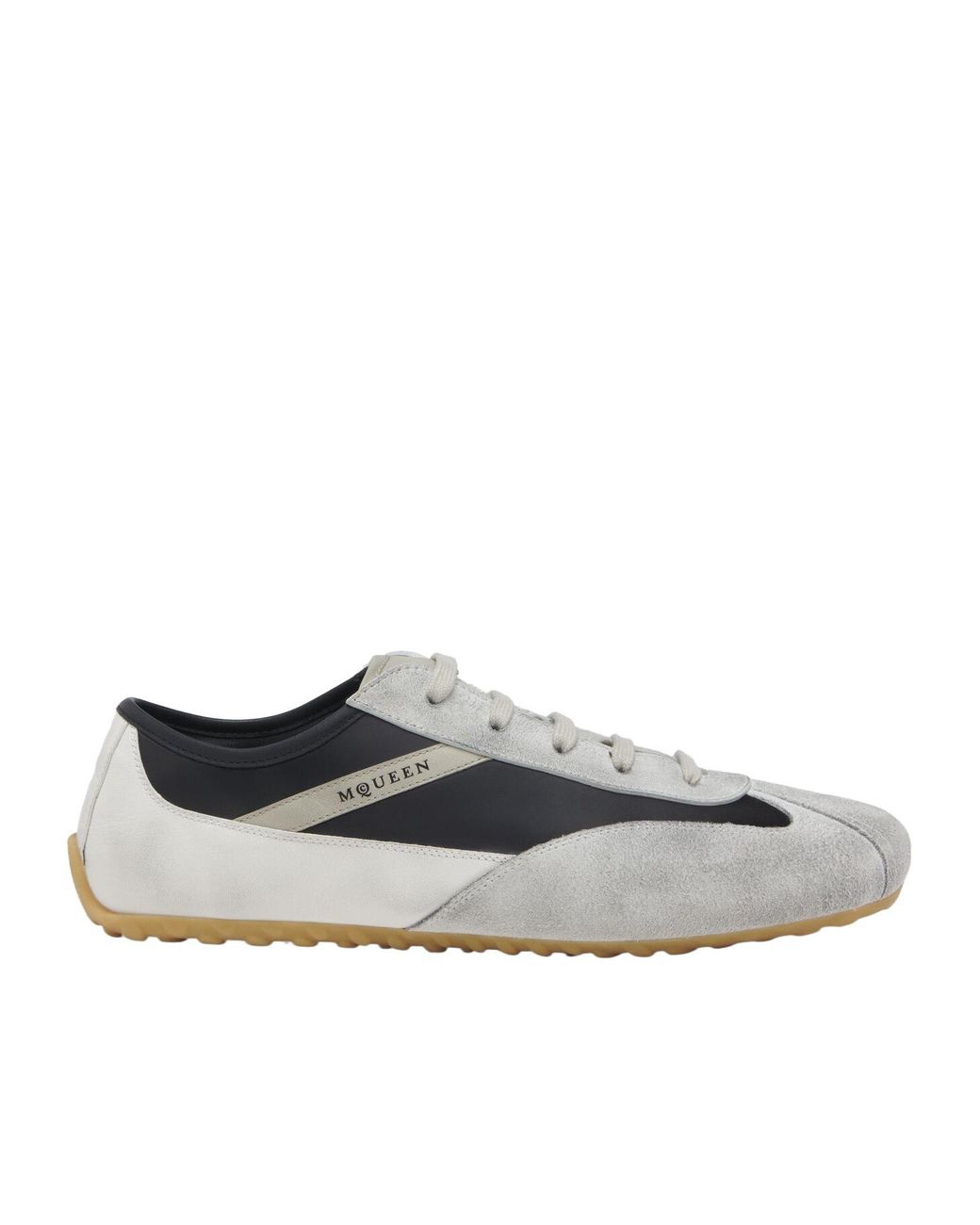 McQueen White Boxe Low-Top Sneakers for men
