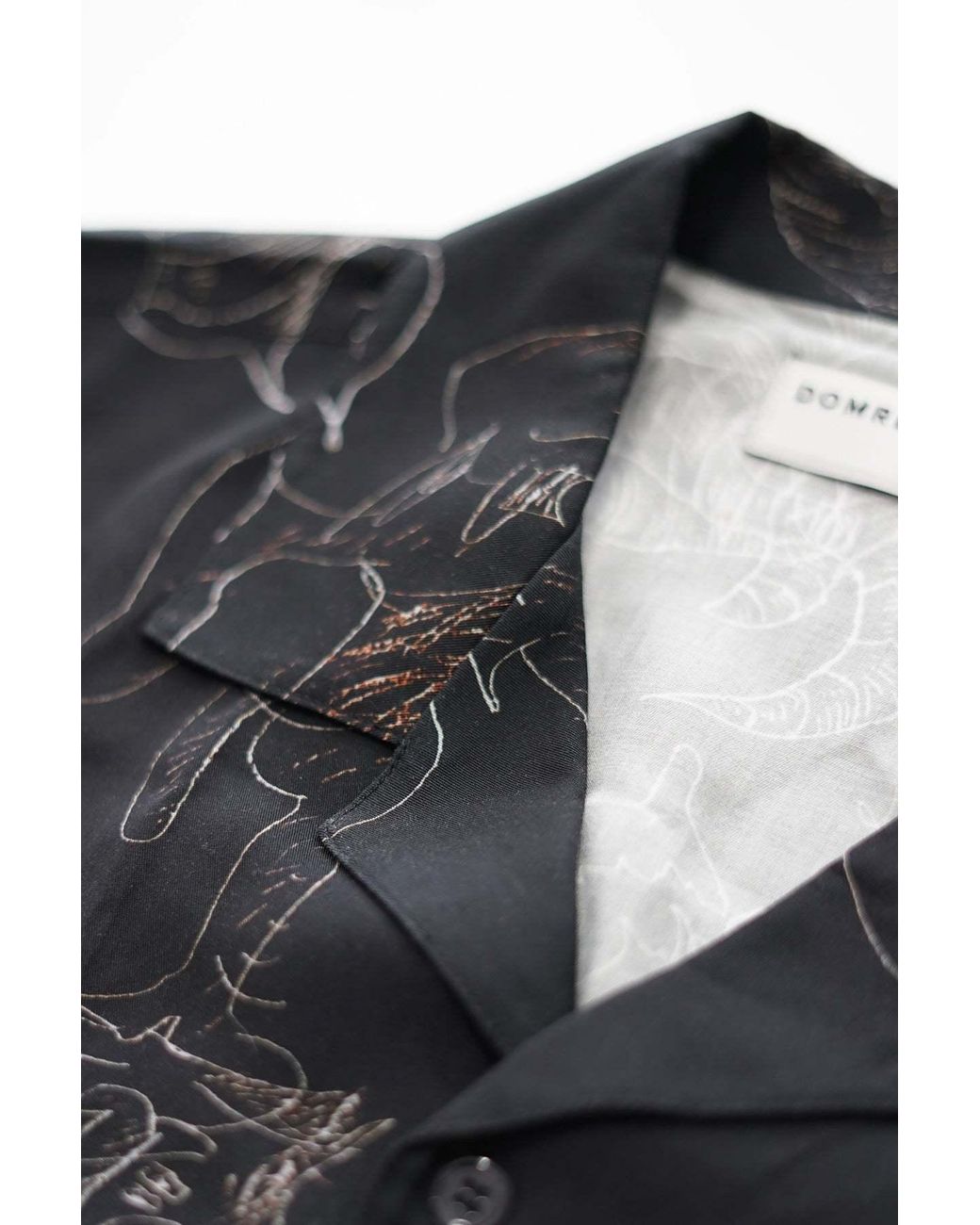 DOMREBEL Black Utopia Shirt for men