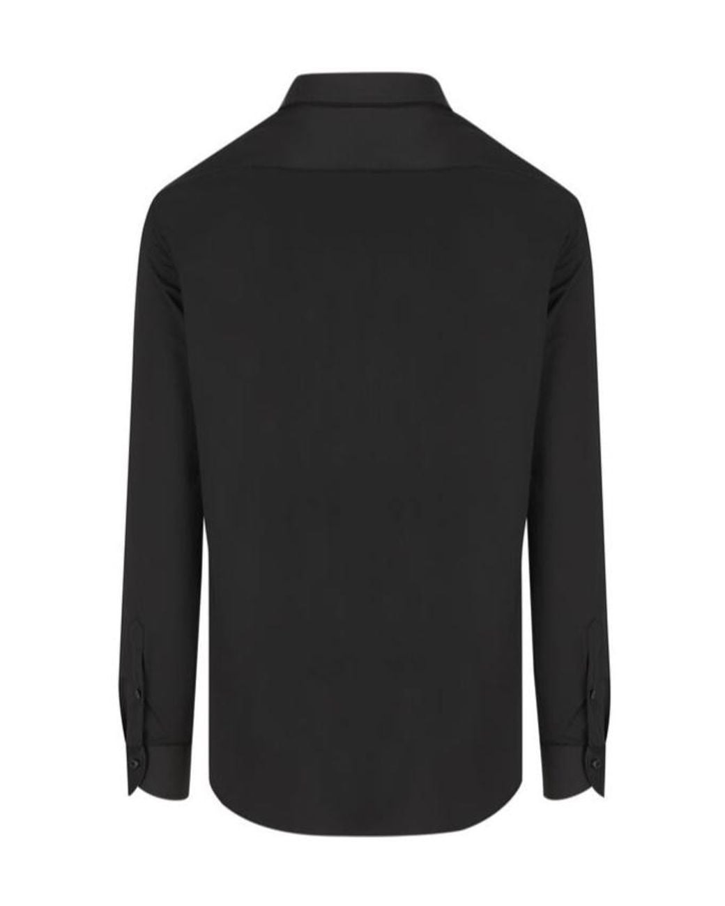 Xacus Black Buttoned Down Classic Collar Shirt for men