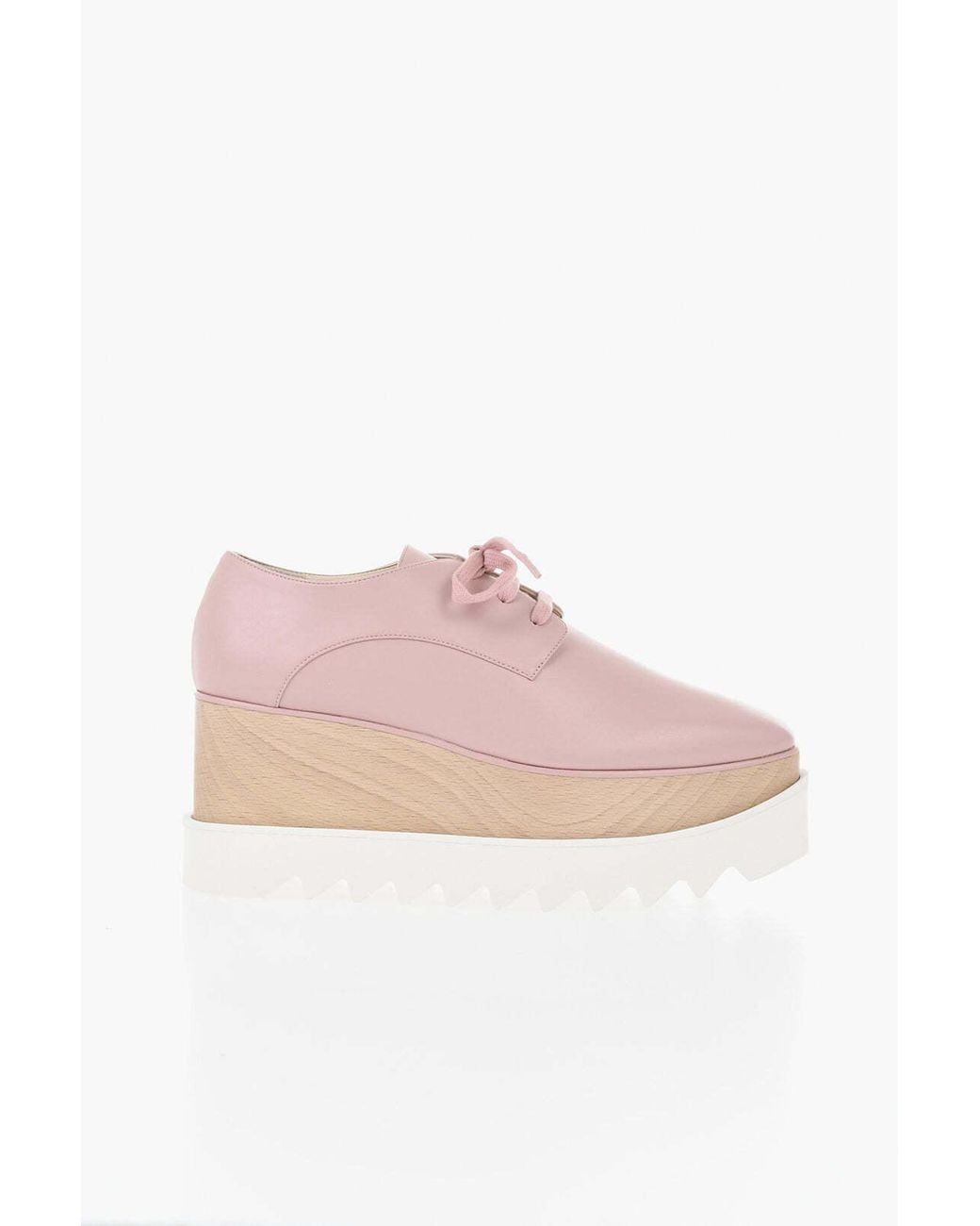 Stella McCartney Pink Elyse Platform Derby Shoes