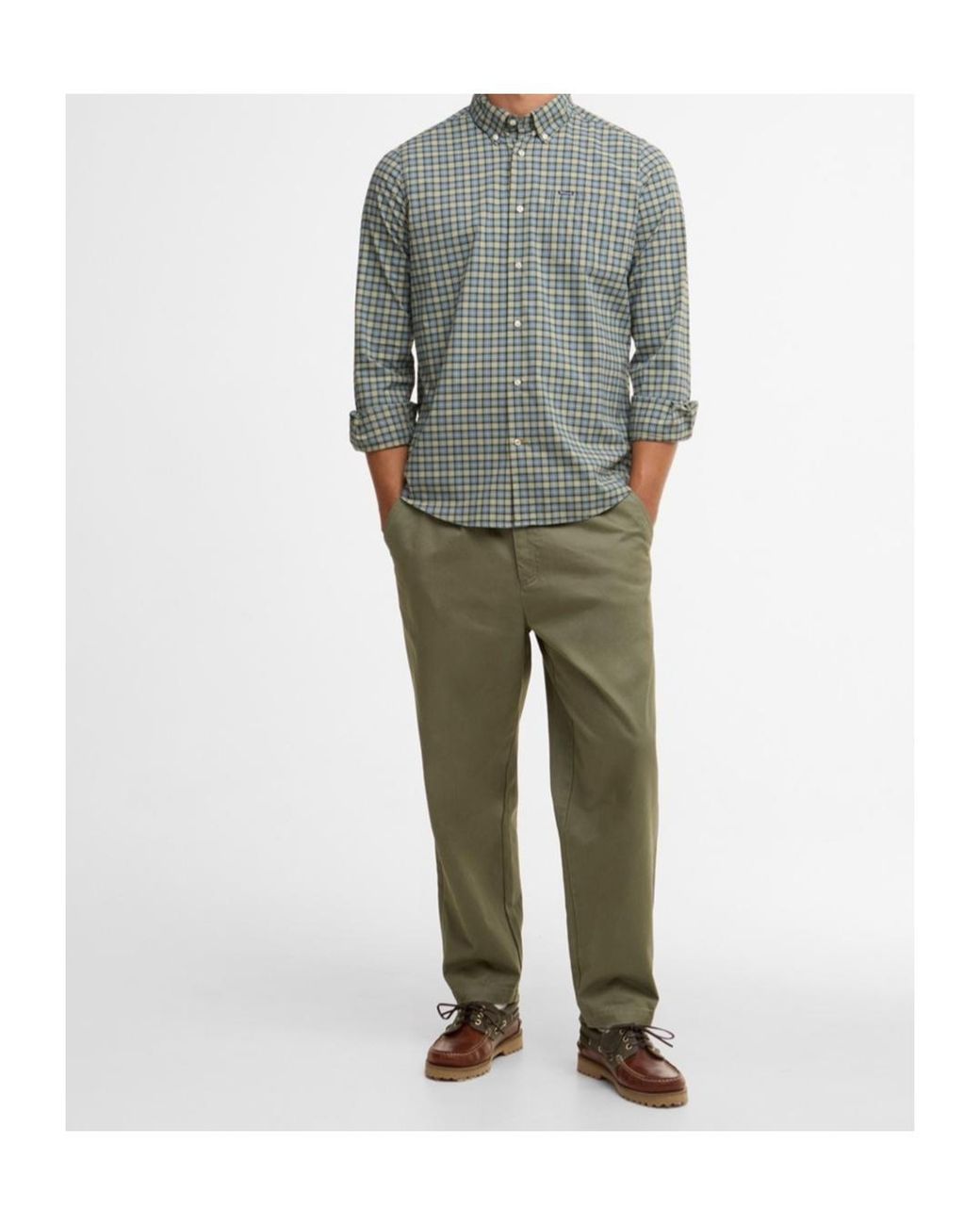 Barbour Blue Lomond Tailored Fit Shirt for men