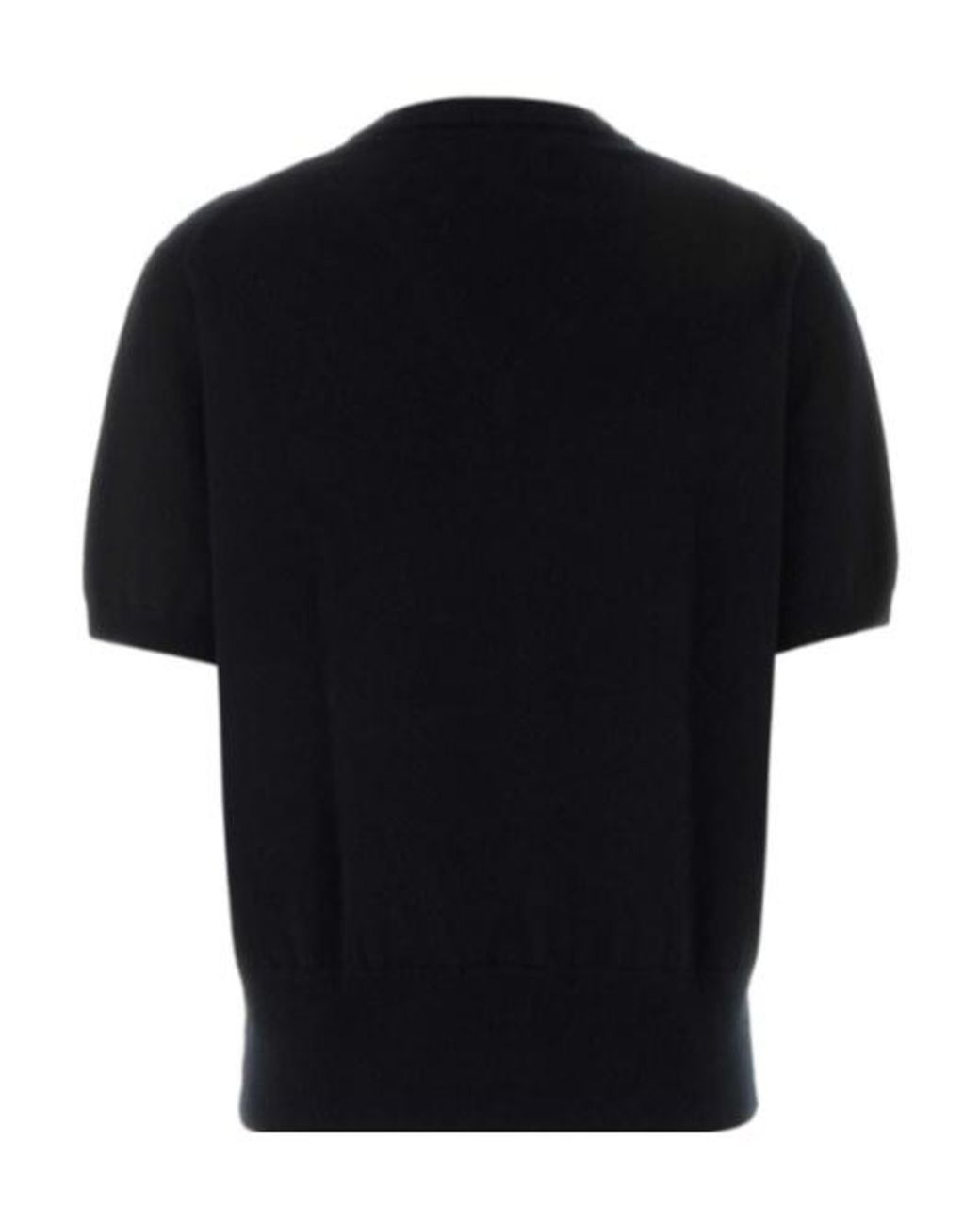 Extreme Cashmere Black Martina V-Neck Knitted Top