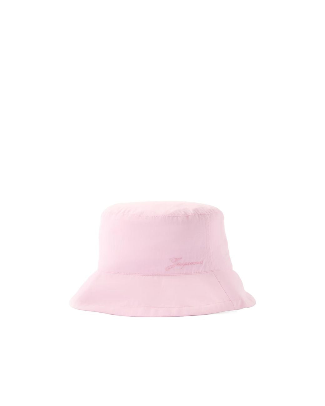 Jacquemus Pink Baluchon Logo Detailed Bucket Hat