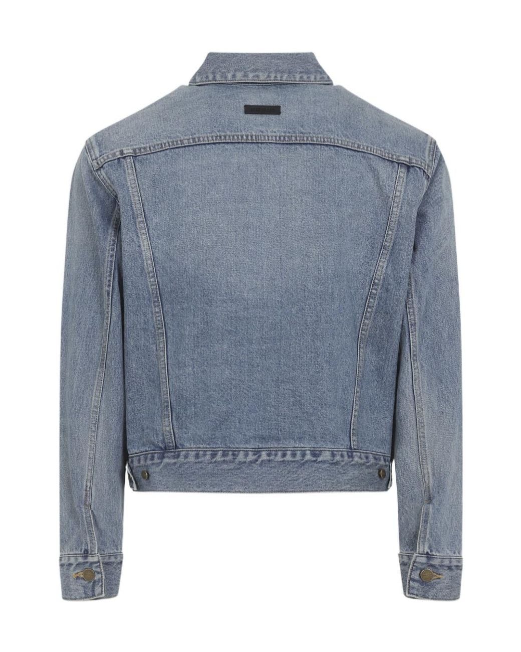 Fear Of God Blue Button-Up Denim Jacket for men