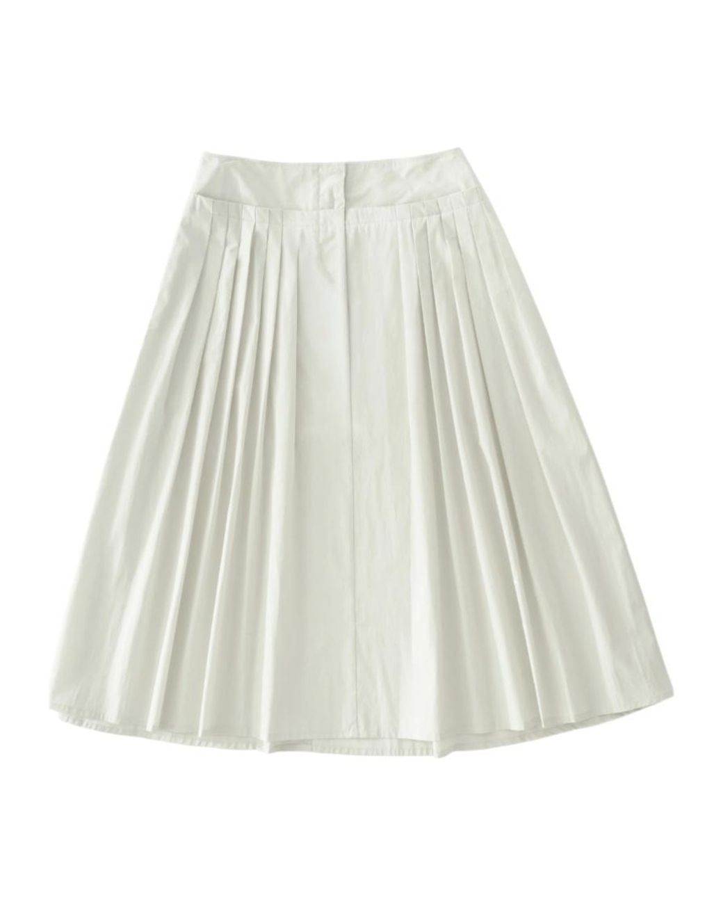 Studio Nicholson White Agat Skirt