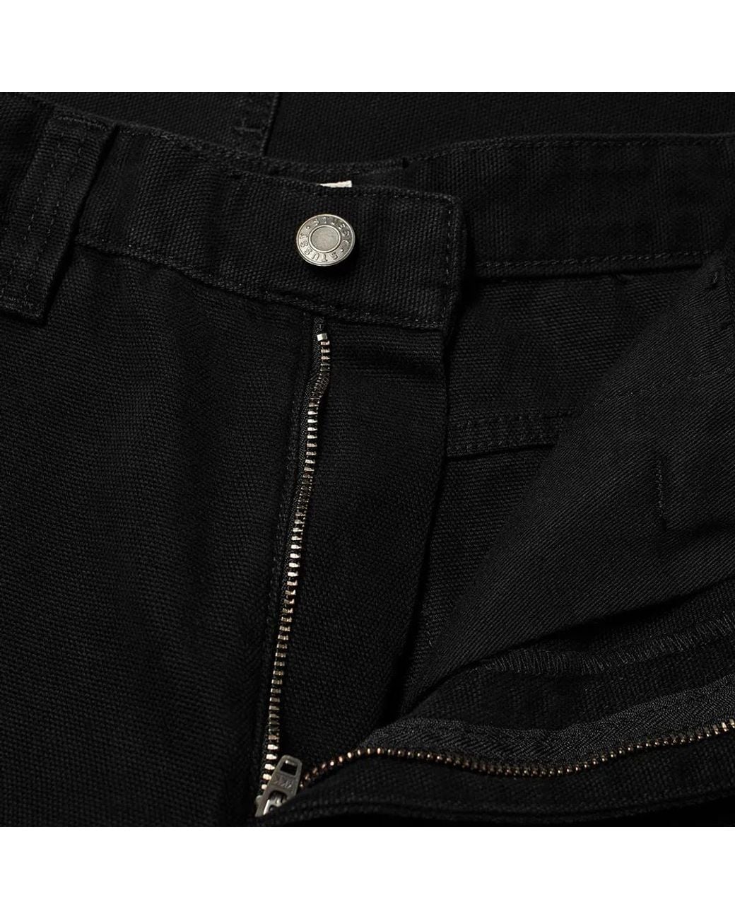 Stussy Black Stüssy Utility Cargo Pants for men