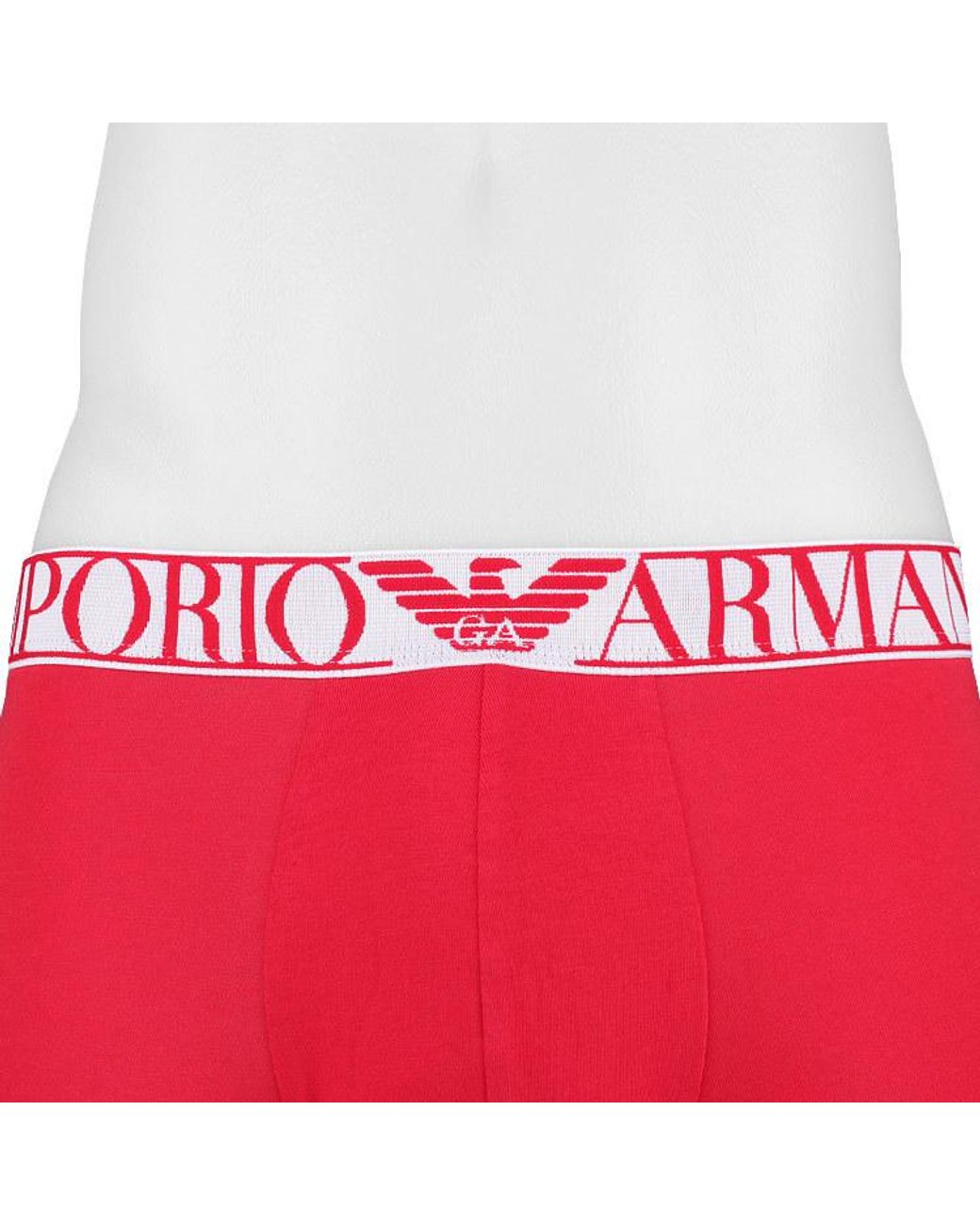 Emporio Armani Red Logo Briefs 2-Pack for men