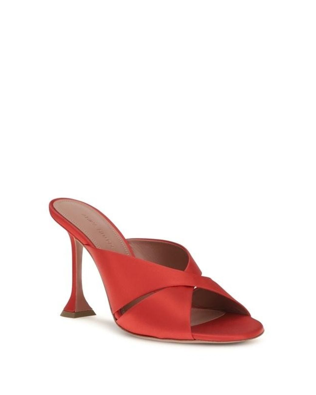 AMINA MUADDI Red Open-Toe High-Heeled Sandals