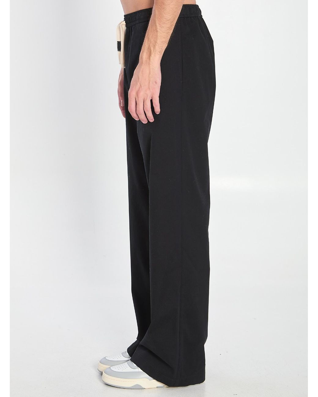 Céline Black Drawstring Trousers for men