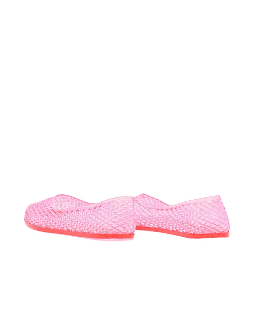 Ancient Greek Sandals Pink Woven Jelly Flat Shoes