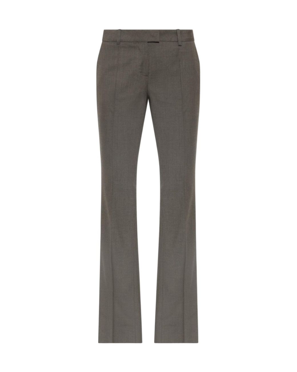 The Attico Gray The Creased Tailored Trousers