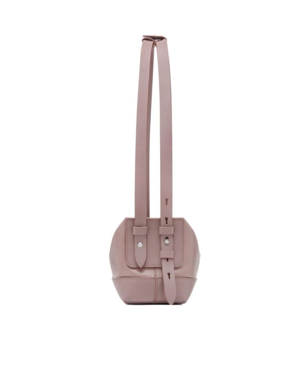 Maison Margiela Pink Zipped Belt Shoulder Bag
