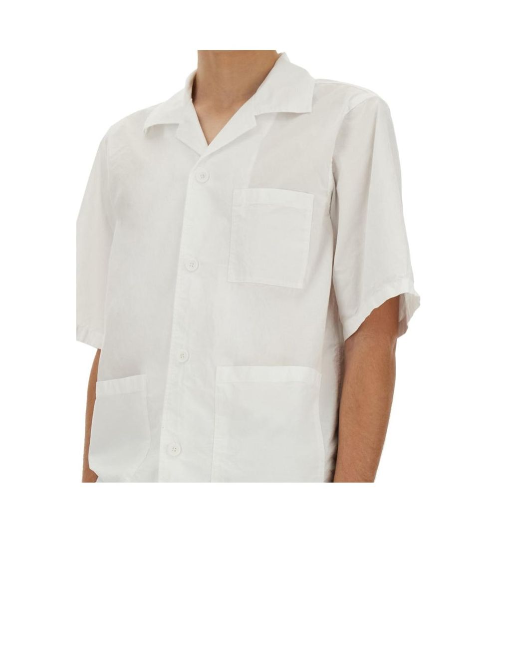 Aspesi White Precision Needle Shirt for men