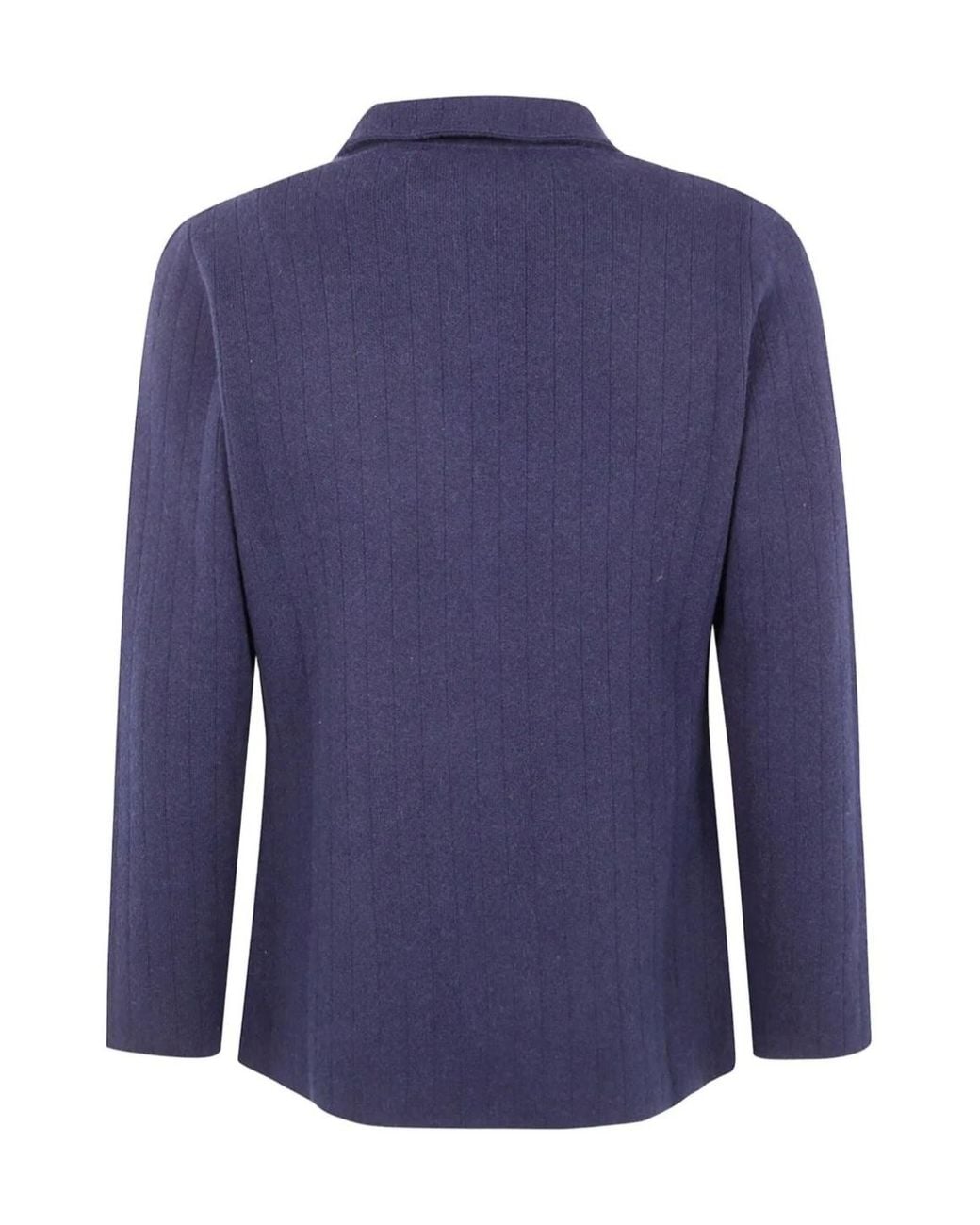 Lardini Blue Pinstripe Button Blazer for men