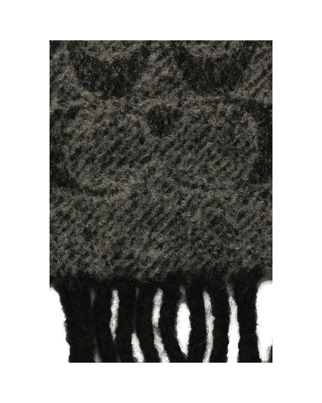 COACH Black Jacquard Long Scarf