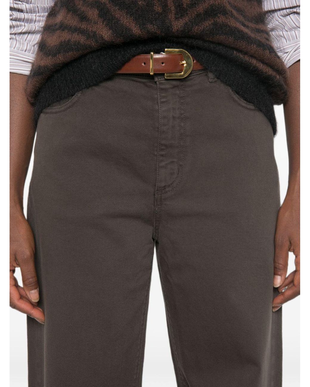 P.A.R.O.S.H. Gray Five-Pocket Jeans
