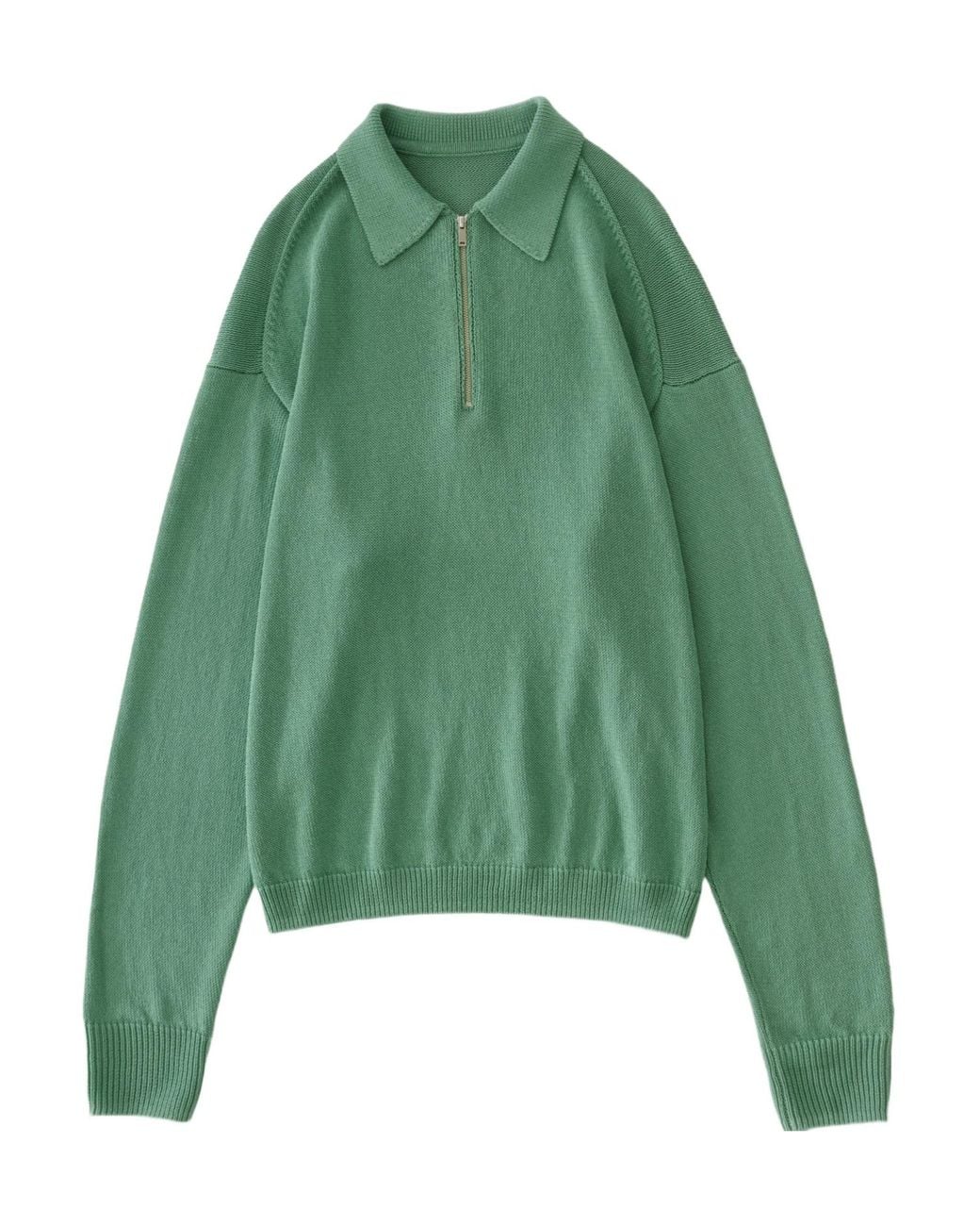 Studio Nicholson Green Heddy Knit Polo for men