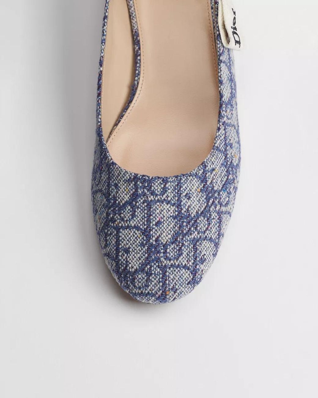 Dior White J'A Ballet Flat