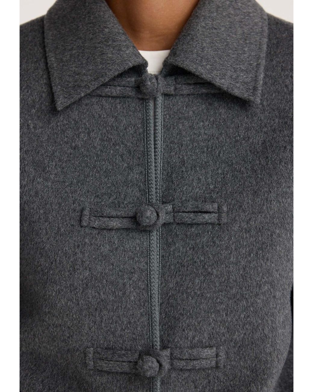 Rohe Blue Pankou Knot Short Coat