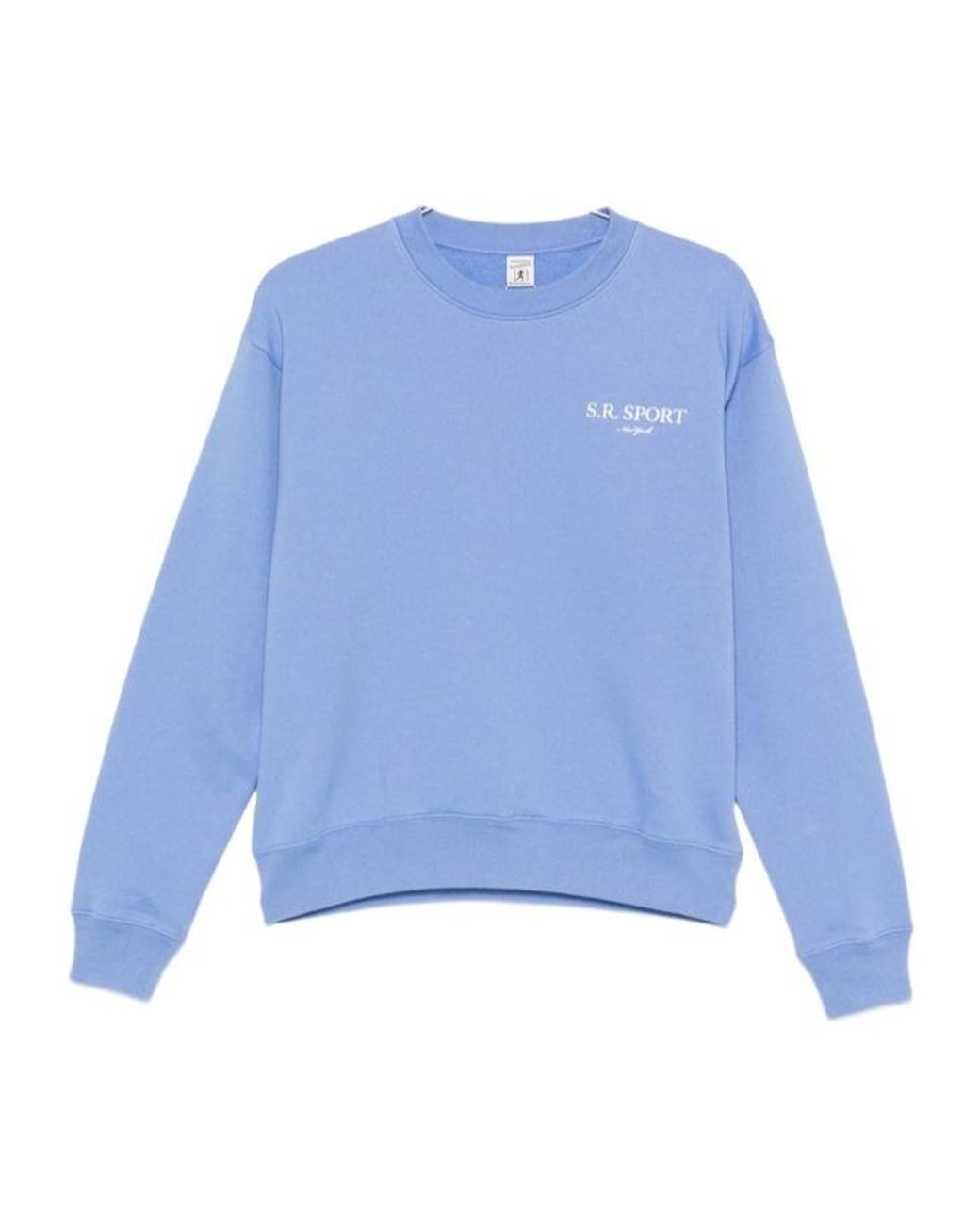 Sporty & Rich Blue Long-Sleeve Sweatshirt