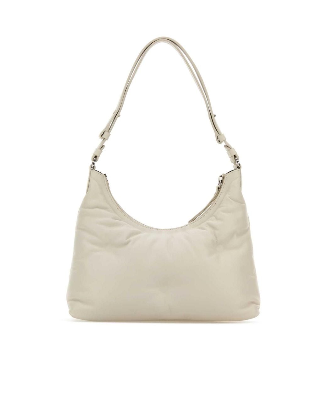 Maison Margiela White Glam Slam Hobo Small Shoulder Bag
