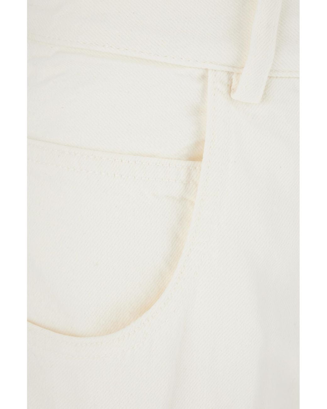 Ann Demeulemeester White Straight-Leg Jeans