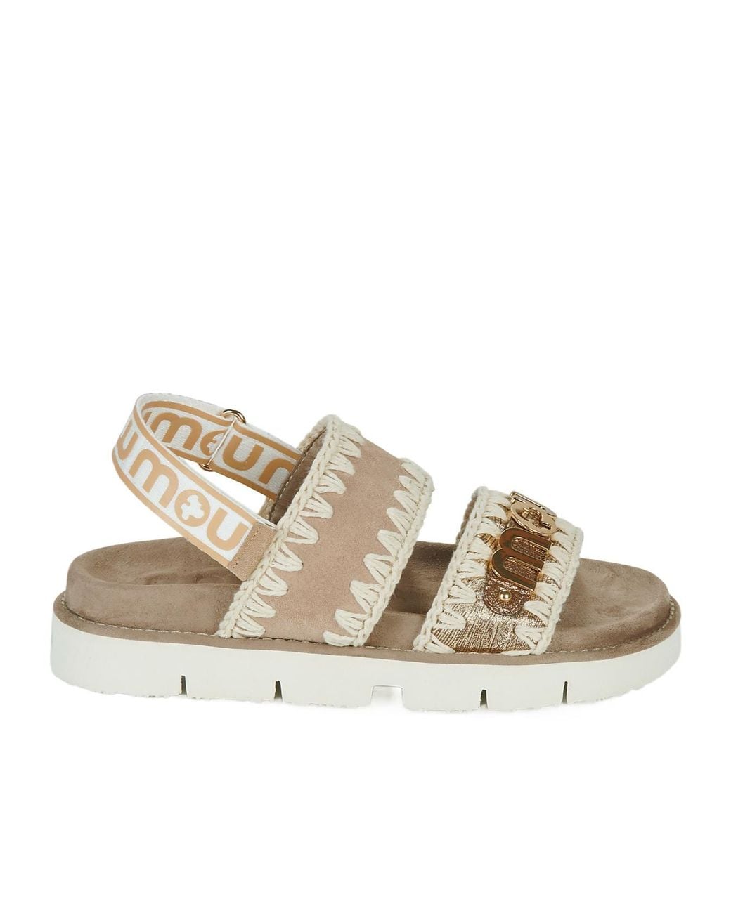 Mou Natural Bio Slingback Sandals