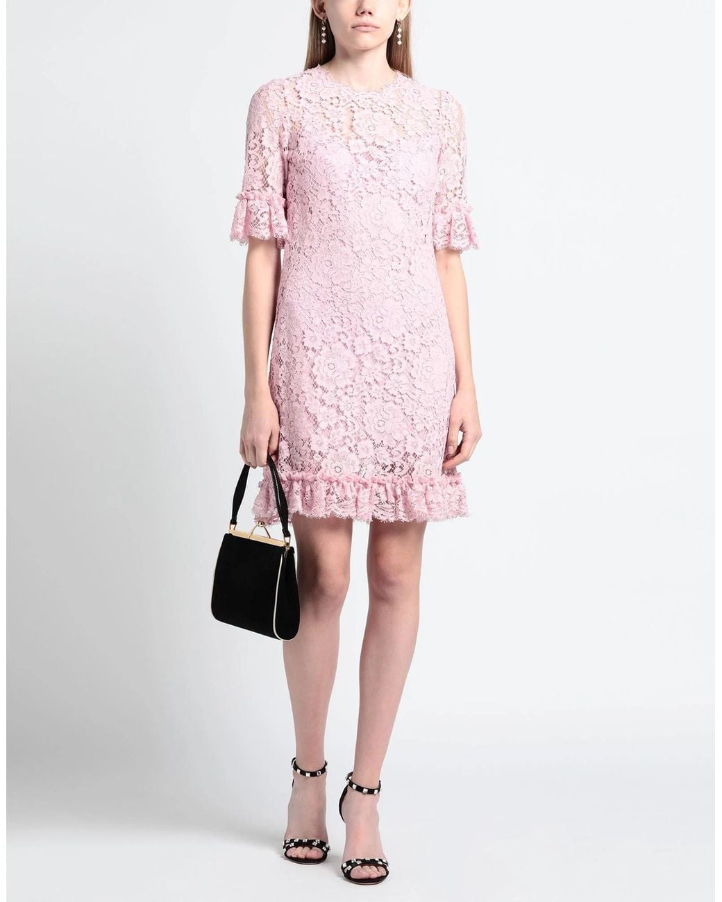 Dolce & Gabbana Pink Short Dresses