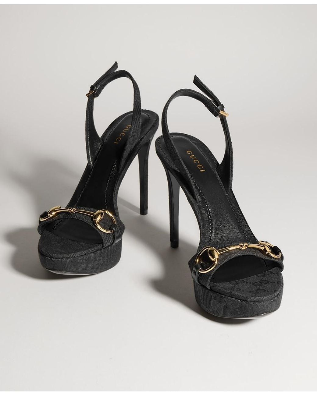Gucci Black Donna Platform Sandal