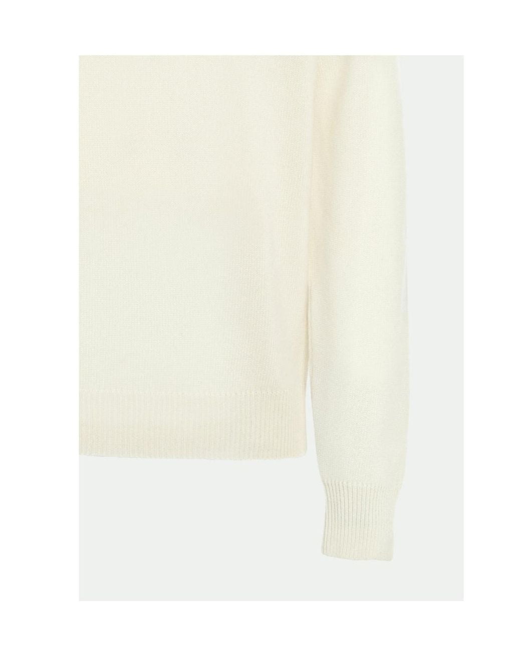 Malo White Turtleneck Straight Hem Jumper for men