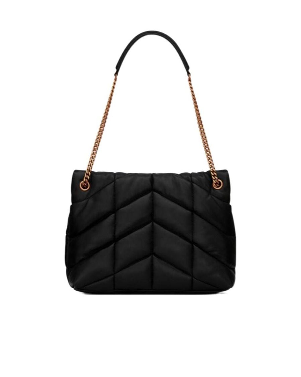 Saint Laurent Black Puffer Medium Shoulder Bag