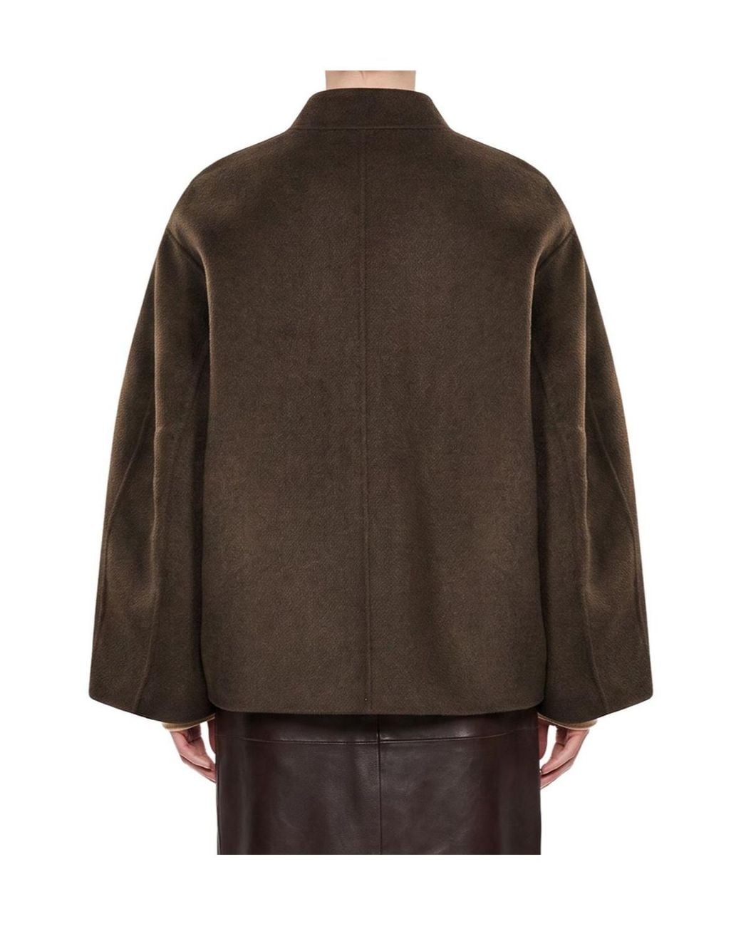 Soeur Brown Double-Faced Boxy Coat