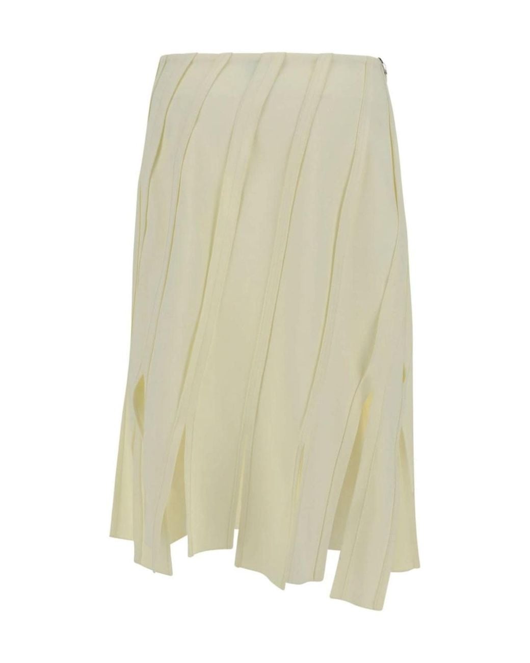 Bottega Veneta Multicolor High-Waisted Draped Skirt