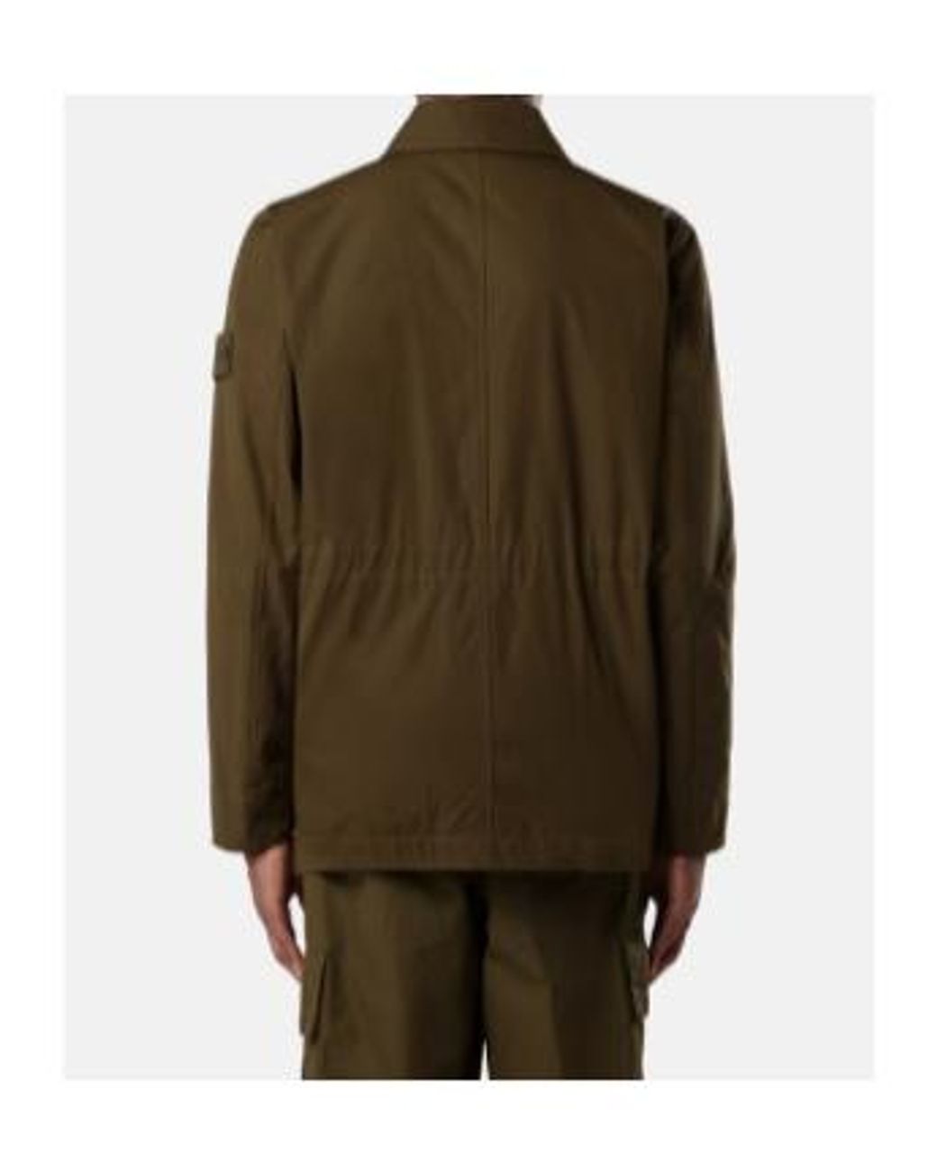 Stone Island Green Windproof And Breathable Coach Jacket for men