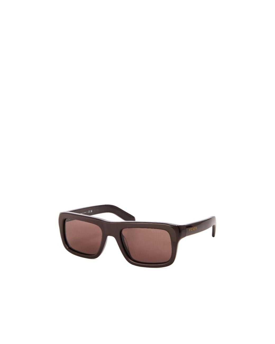 Prada Multicolor Darkbrown Square Sunglasses for men