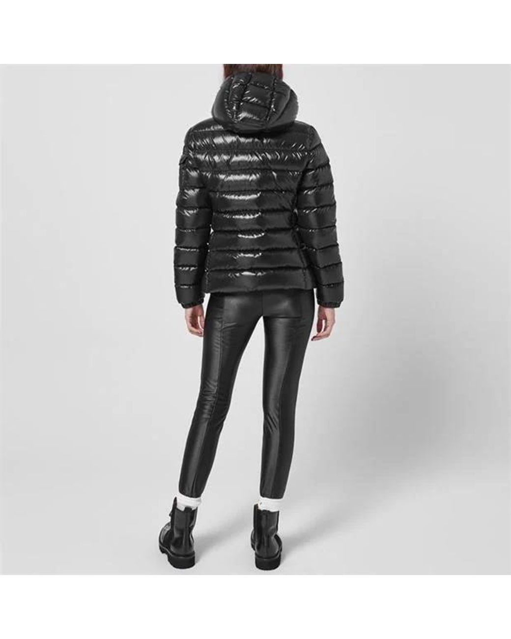 Moncler Black Logo Down Jacket